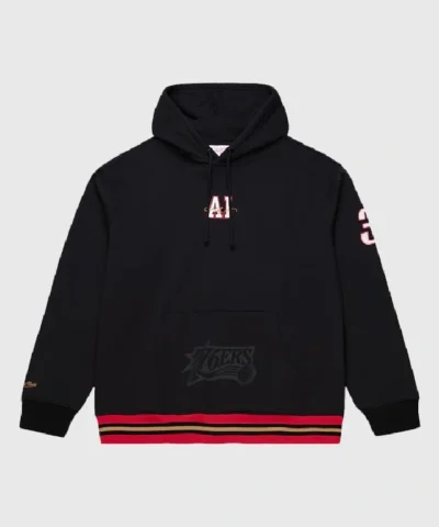Allen Iverson 76ers x Mitchell and Ness Playmaker Hoodie
