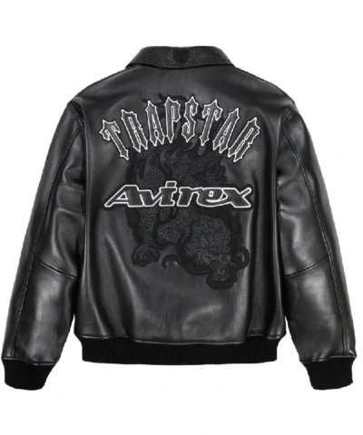 Avirex X Trapstar Leather Jacket