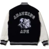 BAPE x Kazuki Kuraishi Logo Black Varsity Jacket