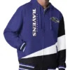 Baltimore Ravens Color Block Hooded Jacket