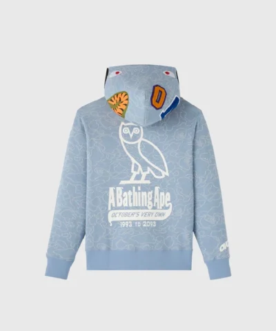 Bape X OVO Shark Full Zip Hoodie