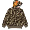 Bape x Stray Kids Shark Beige Hoodie