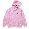 Bape x Stray Kids Shark Pink Hoodie
