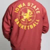 Basketball Iowa State Cyclones 1970s Coaches Full-Snap Red Jacket