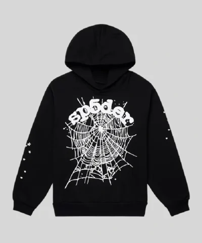 Black and White Sp5der Hoodie