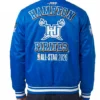 Blue Hampton University Classic 2026 Full-Snap Satin Jacket