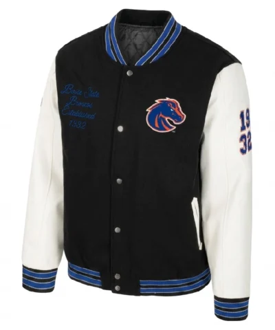 Boise State Broncos Colosseum Black and White Jacket