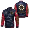 Boston Bruins NHL Team Up Leather Jacket