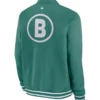 Boston Red Sox City Connect Green Full Zip Bomber Jacket 