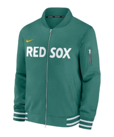 Boston Red Sox City Connect Green Full Zip Jacket 