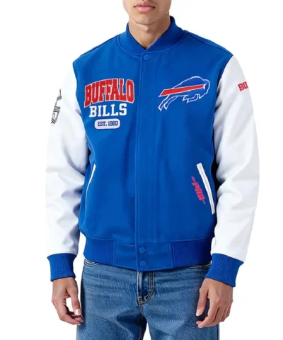 Buffalo Bills City Arch Full-Snap Varsity Jacket