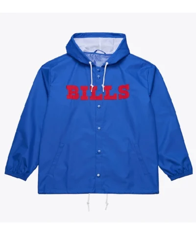 Buffalo Bills Royal Windbreaker Hooded Jacket For Sale 