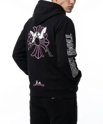 Buy Now Chrome Hearts Deadly Doll Black Hoodie