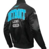 Buy Now Detroit Lions City Arch Black Satin Jacket
