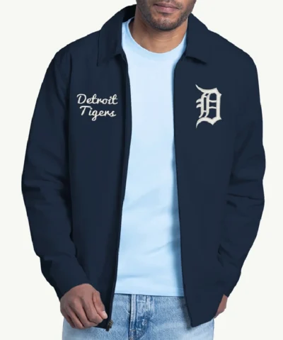 Buy Now Detroit Tigers Franchise Navy Full Zip Jacket