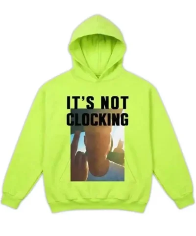 Buy Now Justin Biebers Its Not Clocking Green Pullover Hoodie
