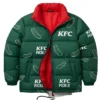 Buy Now KFC Pickle Green Puffer Jacket For Sale 