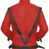 Buy Now Michael Jackson Thriller Red Leather Jacket For Sale