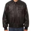 Buy Now Milwaukee Brewers Black Leather Varsity Jacket