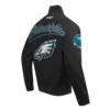 Buy Now Philadelphia Eagles Living Large Twill Black Jacket