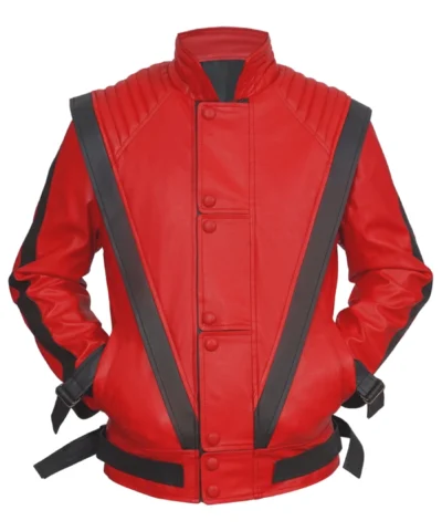 Buy Now Thriller Michael Jackson Red Leather Jacket