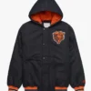 Chicago Bears Parka Black Hooded Jacket