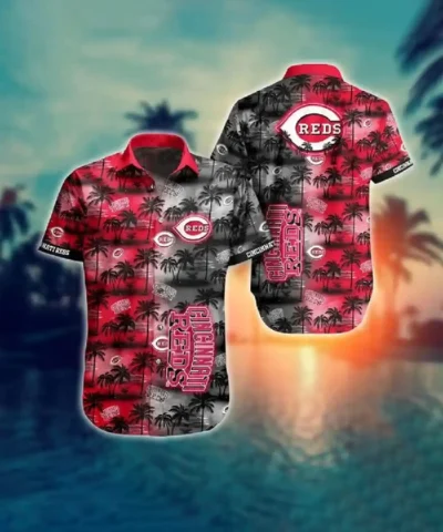 Cincinnati Reds Hawaiian Shirt Style 4