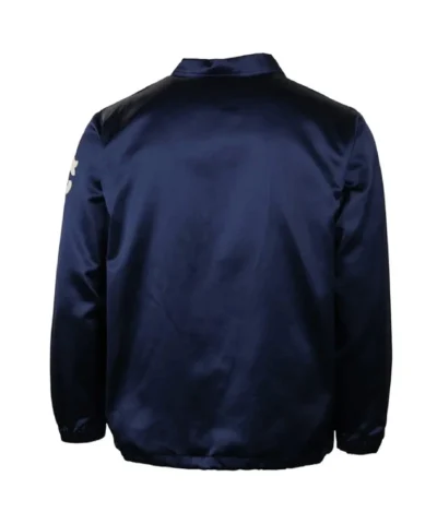 Cleveland Guardians 1938 Full-Snap Satin Navy Windbreaker Jacket