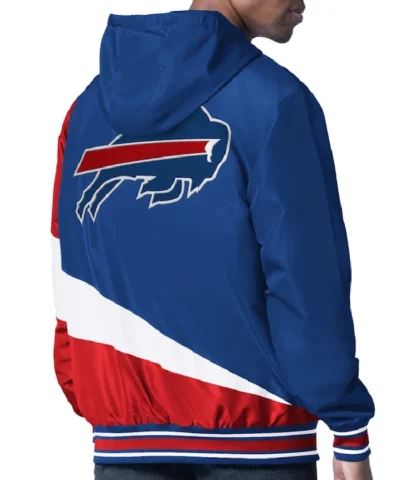 Color Block Buffalo Bills Midweight Full-Zip Hooded Jacket