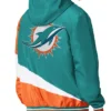 Color Block Miami Dolphins Midweight Full-Zip Hooded Jacket