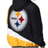 Color Block Pittsburgh Steelers Midweight Full-Zip Hooded Jacket