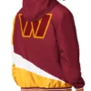 Color Block Washington Commanders Midweight Full-Zip Hooded Jacket