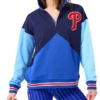 Colorblock Philadelphia Phillies Quarter-Zip Sweatshirt