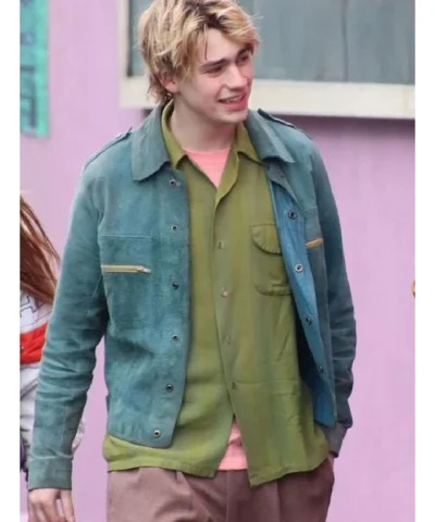 Deacon Phillippe 4 Kids Walk Into a Bank Suede Leather Jacket