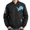 Detroit Lions Living Large Twill Black Jacket