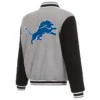 Detroit Lions Reversible Fleece Full-Snap Jacket