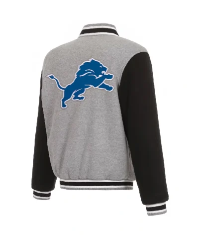 Detroit Lions Reversible Fleece Full-Snap Jacket