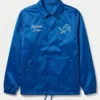 Detroit Lions Snap Placket Coaches Jacket For Sale