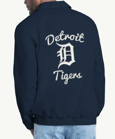 Detroit Tigers Franchise Navy Full Zip Jacket