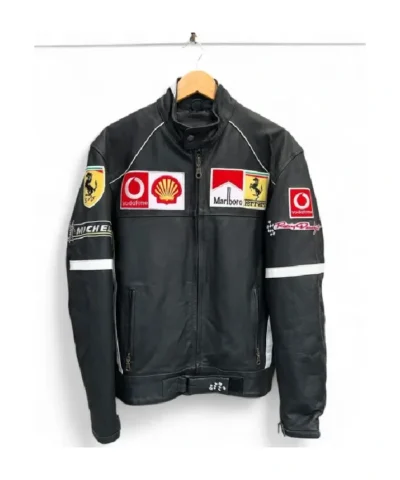 Ferrari Motorbike Leather Racing Jacket