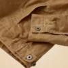 Flint And Tinder Flannel Lined Waxed Tan Brown Cotton Jacket