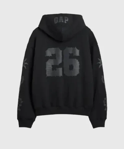 Gap x Coachella Oversized Black Pullover Hoodie