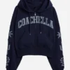 Gap × Coachella 2026 Navy Blue Zip Up Hoodie