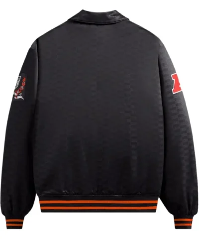 Get Kith x NFL Bengals Black Satin Bomber Jacket