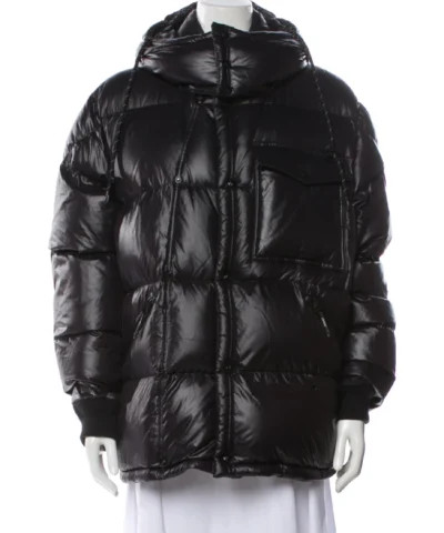 Get Moncler × Fragment Design Black Puffer Jacket