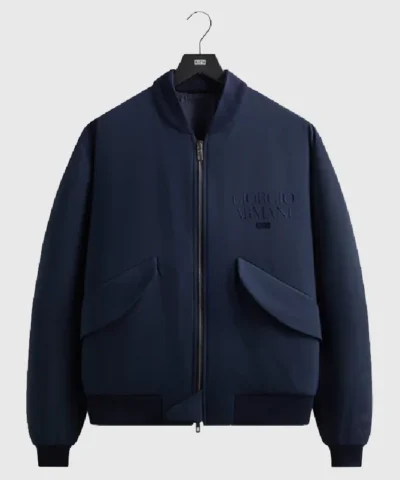 Giorgio Armani x Kith New York Knicks 2026 Navy Bomber Jacket