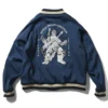 Godzilla Monster Homegame Souvenir Blue Jacket