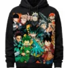 Graphic Vibes Manga Black Fleece Hoodie
