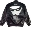 Headgear Classics Dead Presidents Satin Varsity Bomber Black Jacket