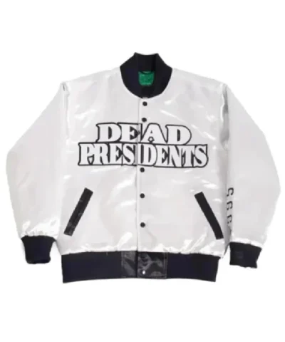 Headgear Dead Presidents Satin White Jacket